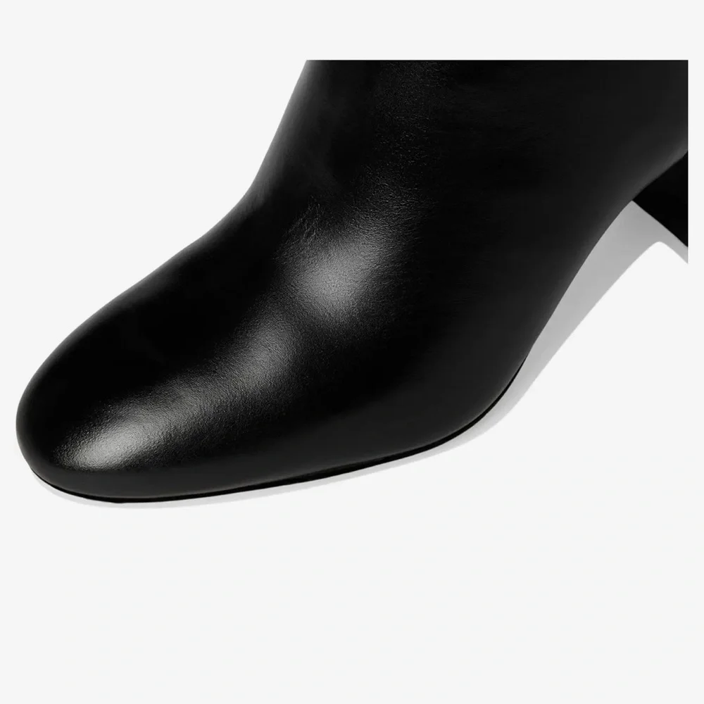 NWT NIB KATE SPADE NEW YORK Colby Tall Block Heeled Boots Black Size 6